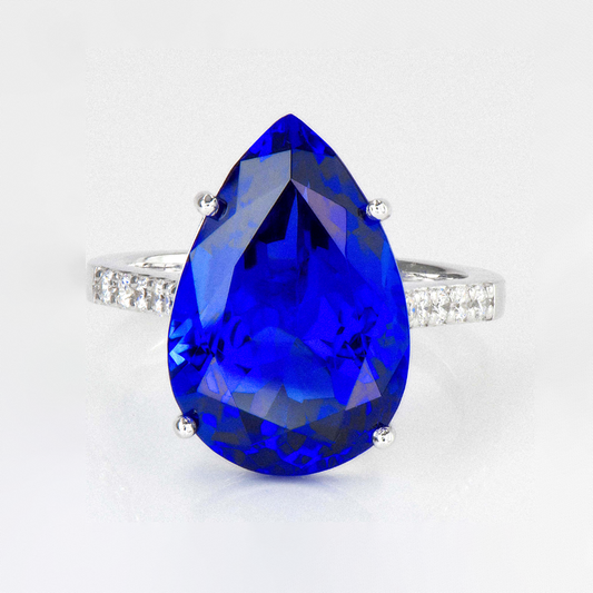 Tanzanite & Diamond Ring - 9.23ct