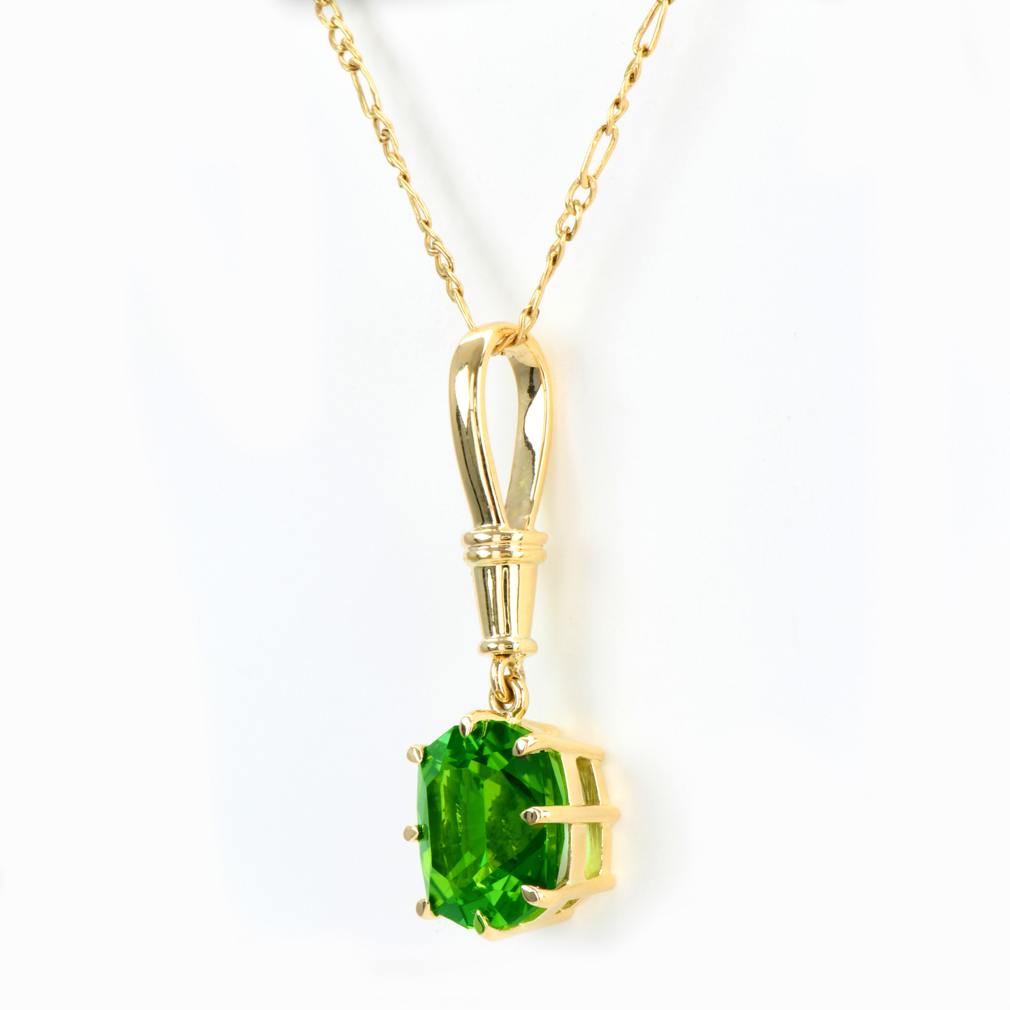 Green Tourmaline Pendant - 6.64ct